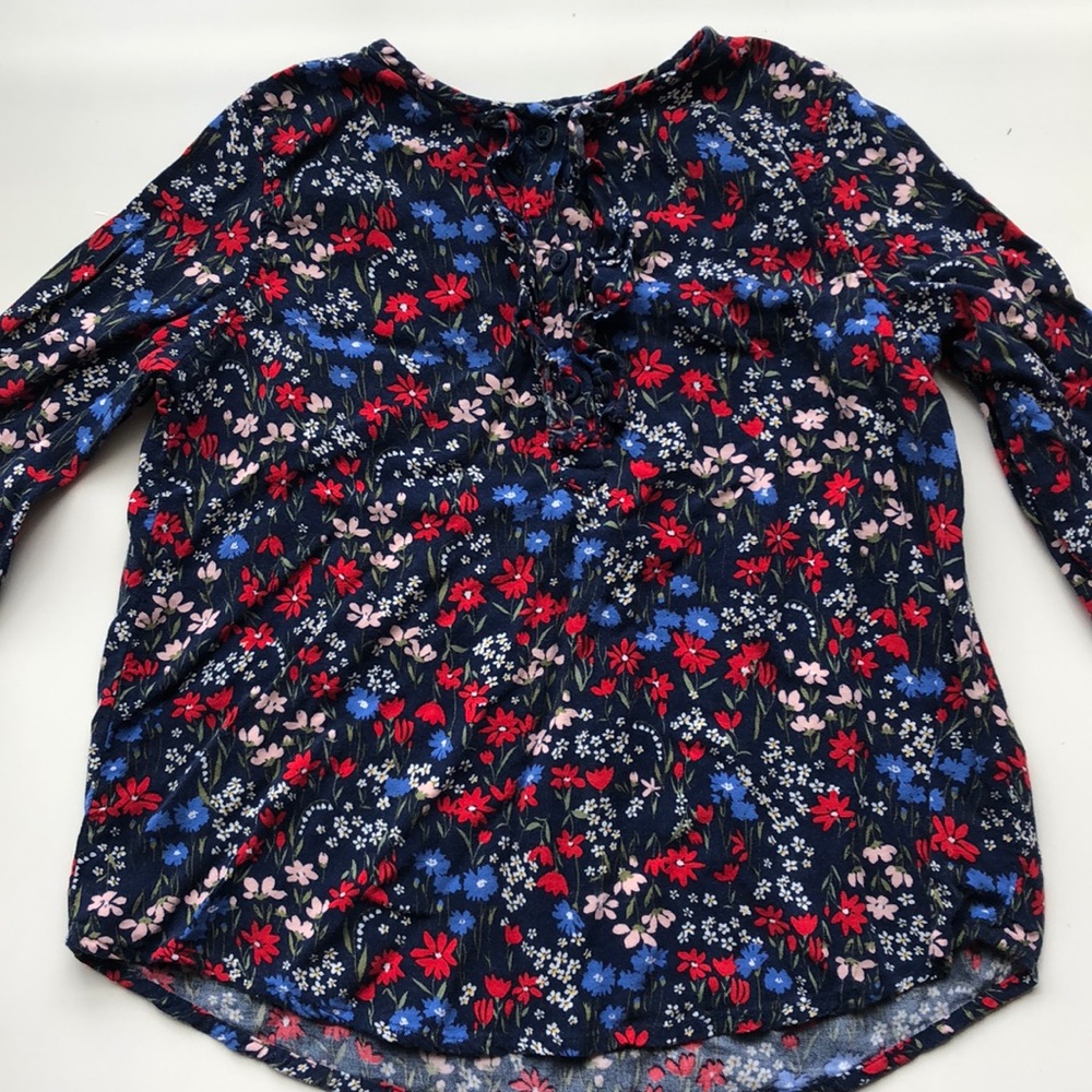 Osh Kosh Floral Button Blouse